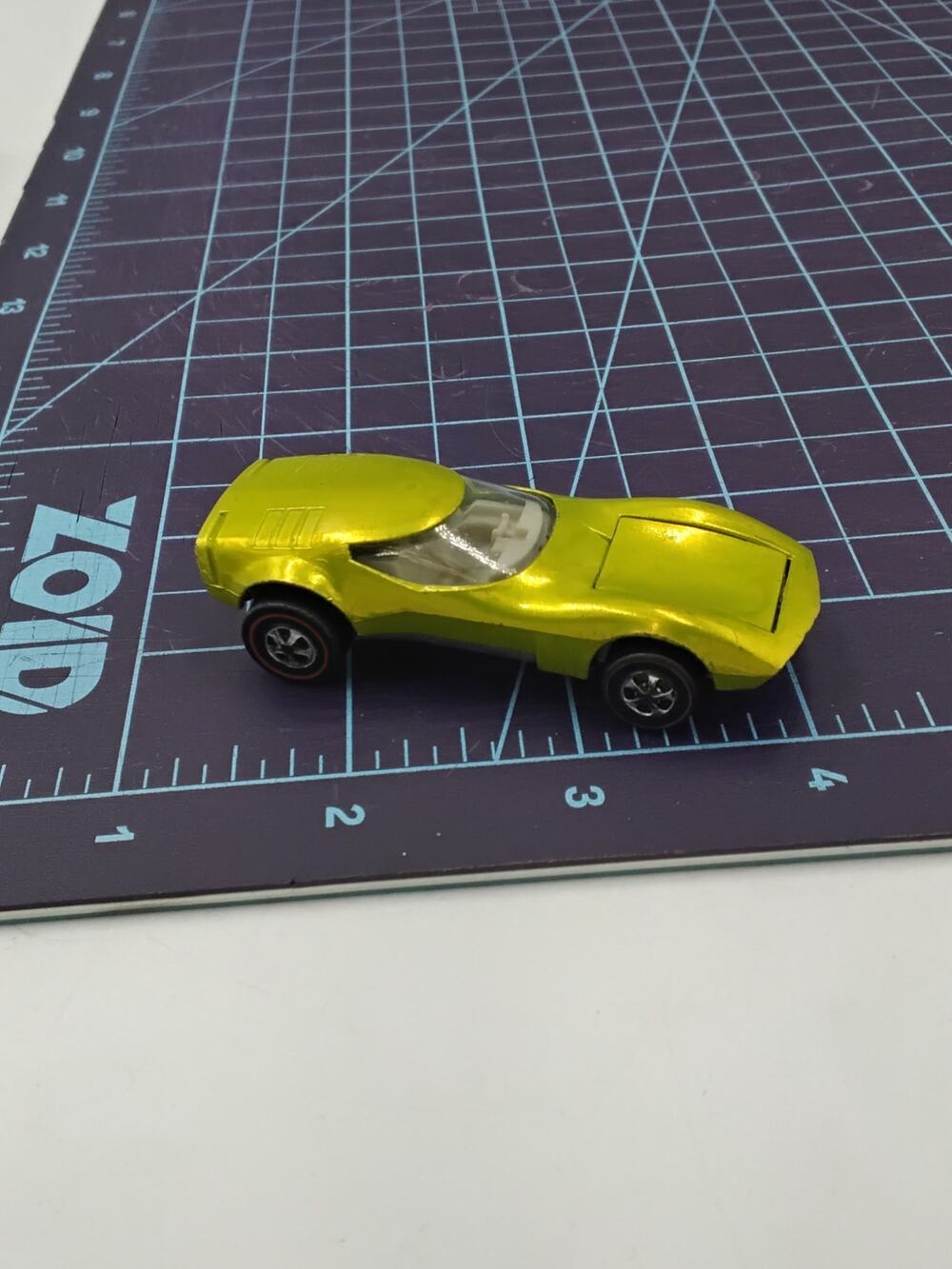 1968 TORERO Lime Green w white interior Redline Collectible Loose Hot Wheels